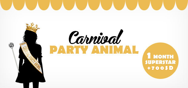 2025 Carnival Party Animal! VOTE for your favorite!