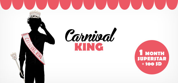 Stardoll Carnival King 2021 Winner + Featured Dolls